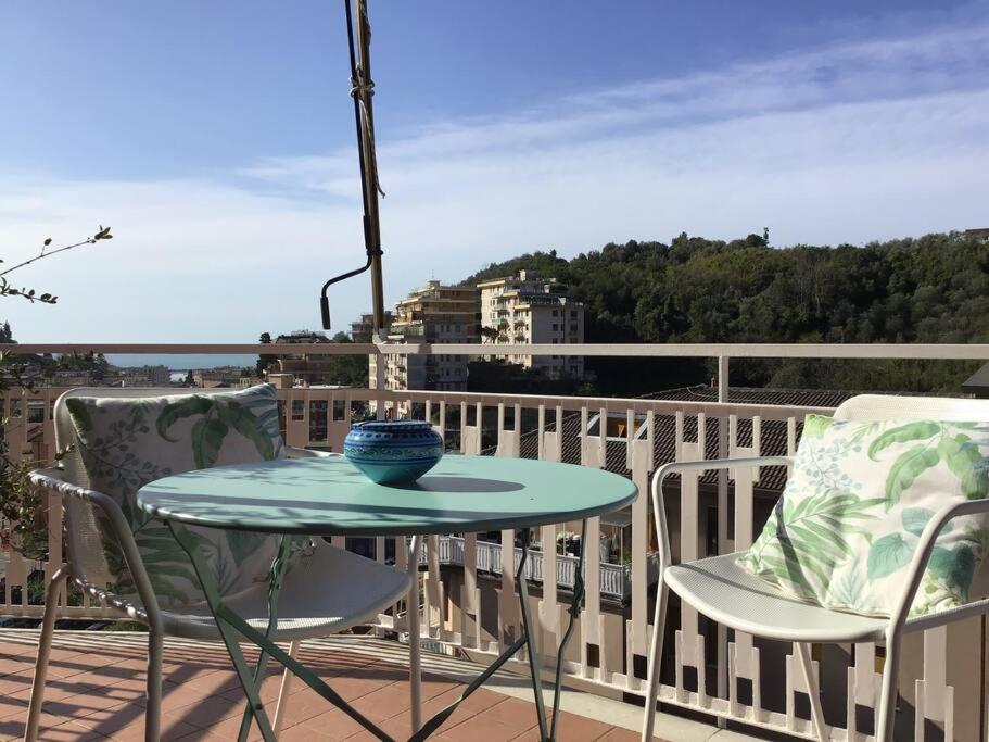 Appartamento Solare Residenza Vista Mare Rapallo Esterno foto